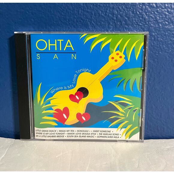 Where Is My Love Tonight CD by Ohta San - Hawaiian Ukulele Music 1993 Album - Picture 1 of 7